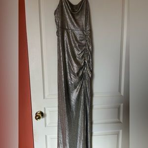 Gold Shimmery Formal Dress